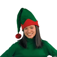 Felt Elf Hats with Pom-Pom Tassel - 12 Pc.