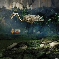 Flamingo Skeleton Yard Decoration