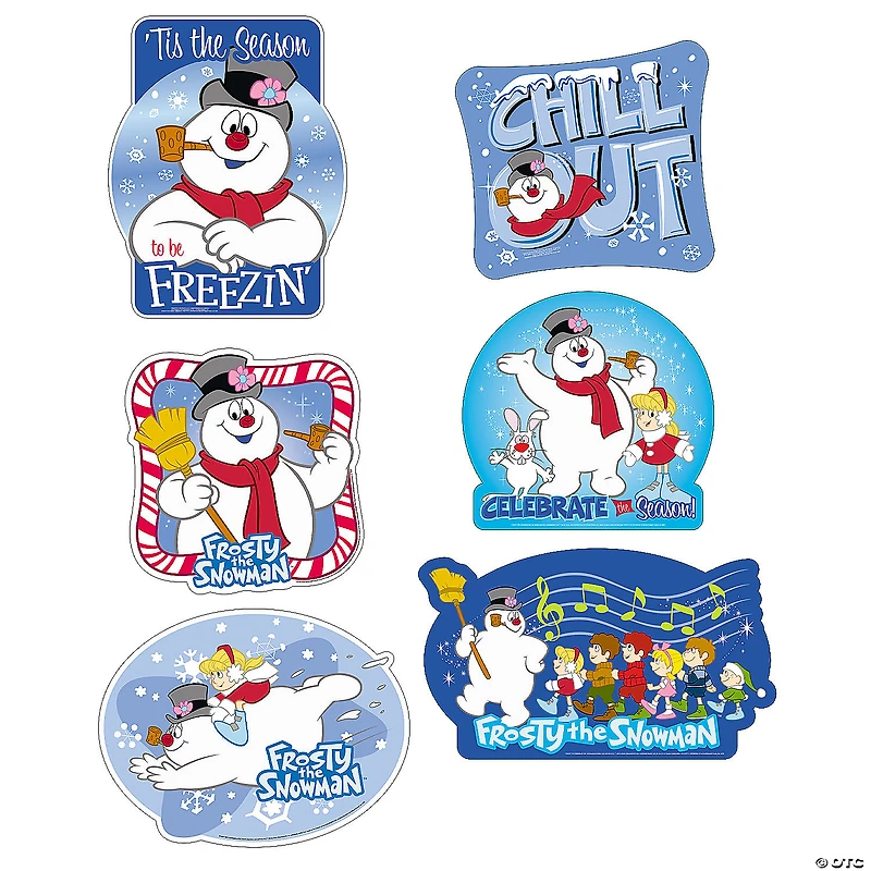 Frosty the Snowman™ Christmas Cutouts - 6 Pc.
