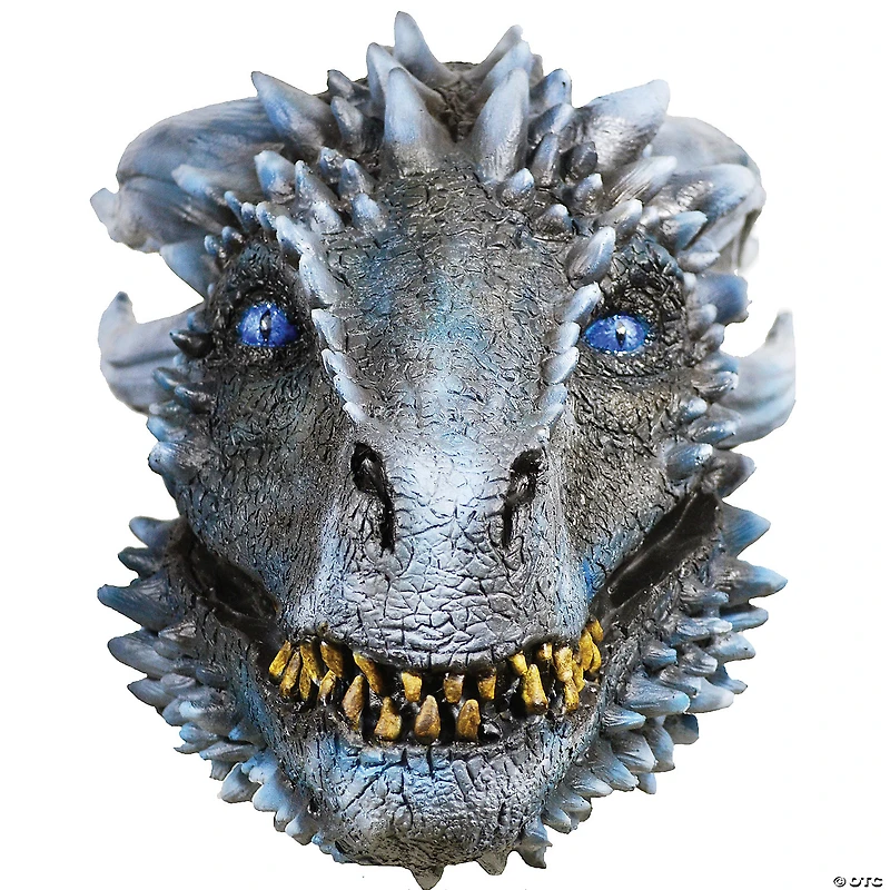Game of Thrones™ White Walker Dragon Overhead Latex Mask - One Size