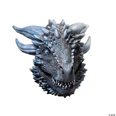 Game of Thrones™ White Walker Dragon Overhead Latex Mask - One Size