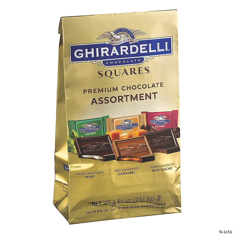 Ghirardelli Chocolate Squares Premium Assortment, 4.85 oz, 3 Pack
