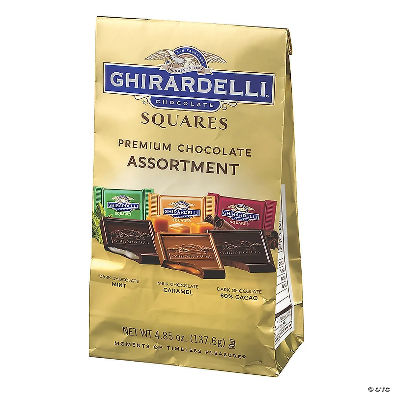 Ghirardelli Chocolate Squares Premium Assortment, 4.85 oz, 3 Pack