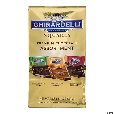 Ghirardelli Chocolate Squares Premium Assortment, 4.85 oz, 3 Pack