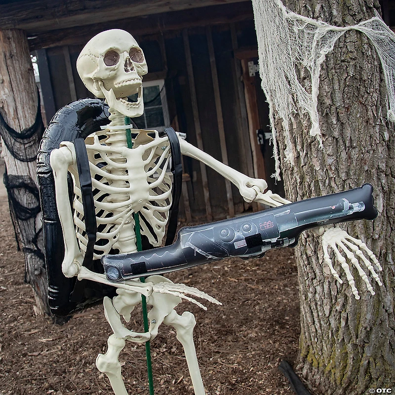 Ghost Investigator Posable Skeletons Halloween Decorating Kit - 6 Pc.