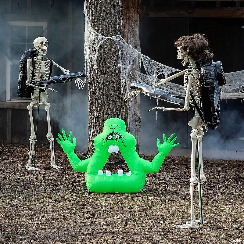 Ghost Investigator Posable Skeletons Halloween Decorating Kit - 6 Pc.