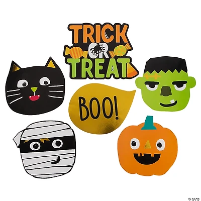 Ghoul Gang Cutouts Halloween Decorations - 6 Pc.