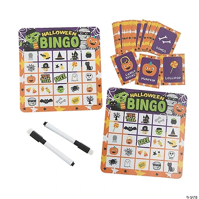 Ghoul Gang Dry Erase Halloween Bingo Game