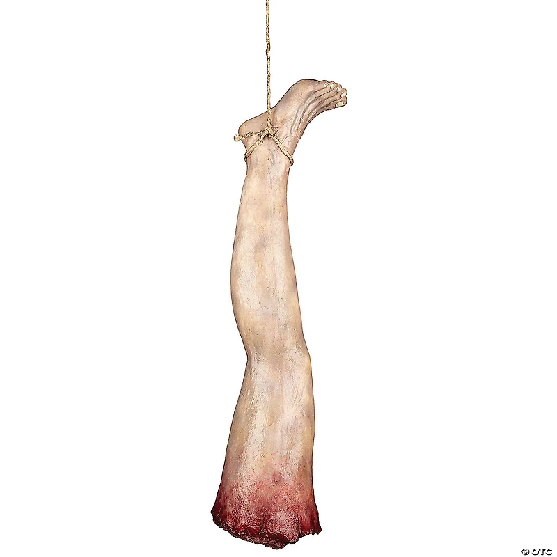 Ghoulish Productions Hanging Severed Leg Halloween Decoration