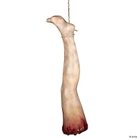Ghoulish Productions Hanging Severed Leg Halloween Decoration