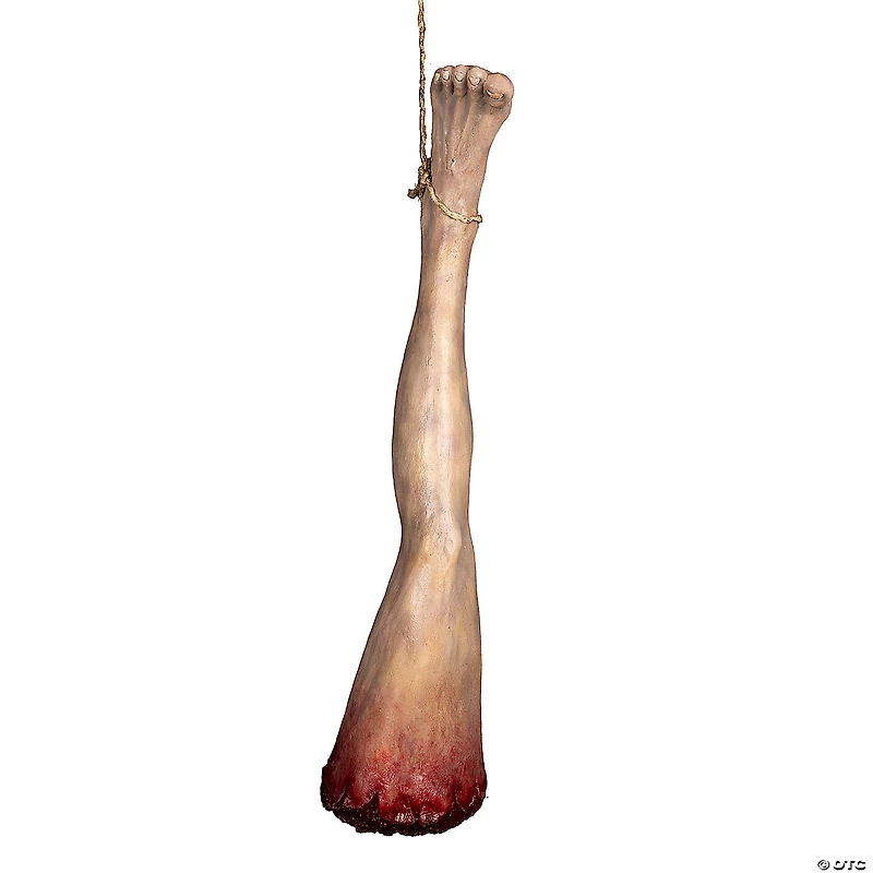 Ghoulish Productions Hanging Severed Leg Halloween Decoration