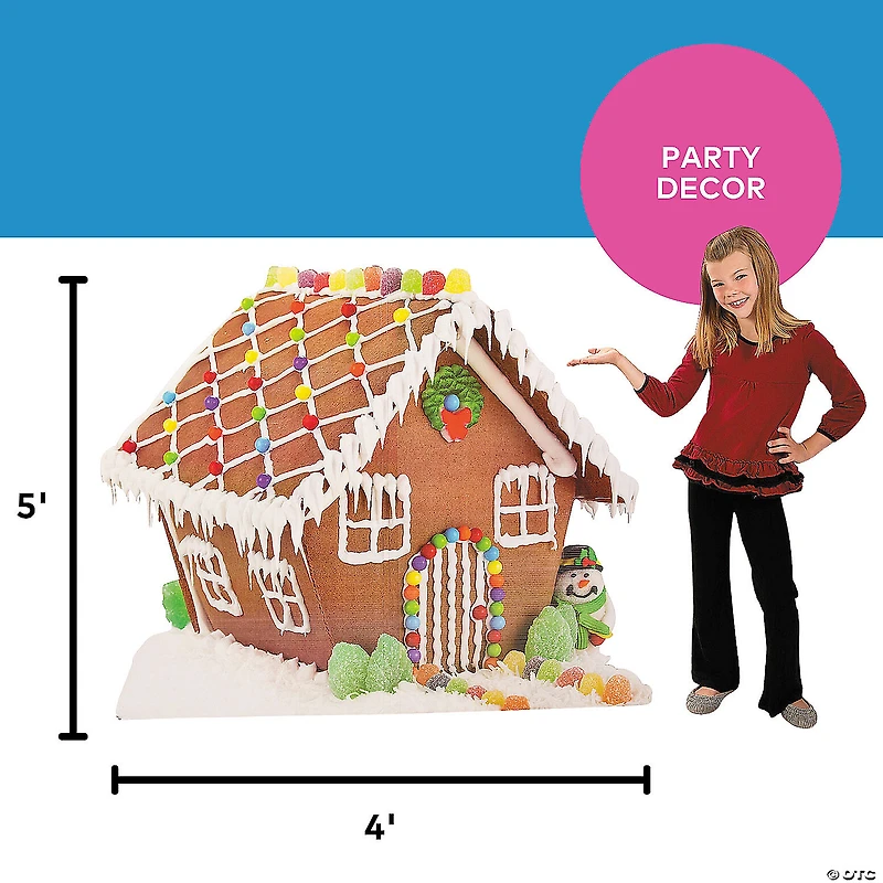 Gingerbread House Cardboard Stand-Up