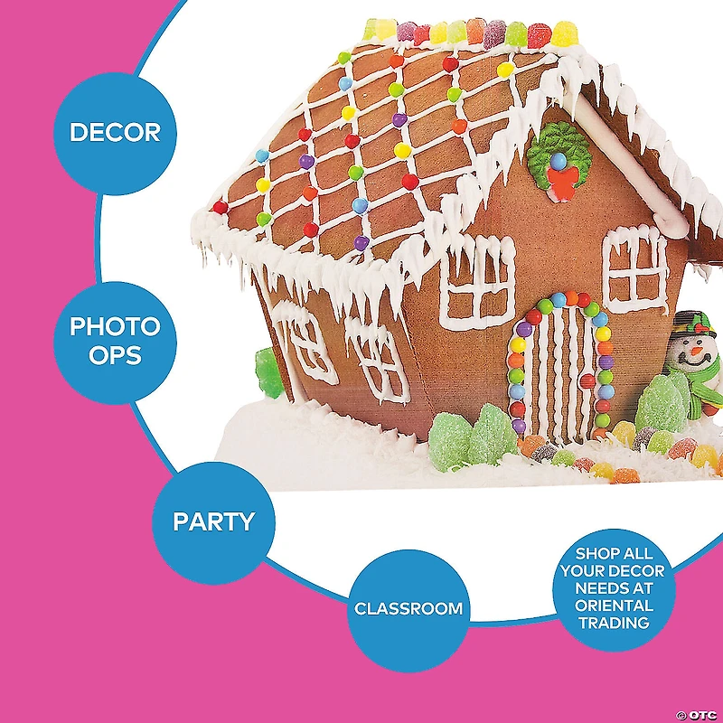 Gingerbread House Cardboard Stand-Up
