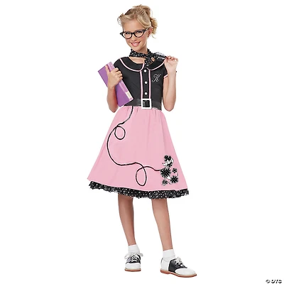 Girl’s 50s Sweetheart Poodle Skirt Costume