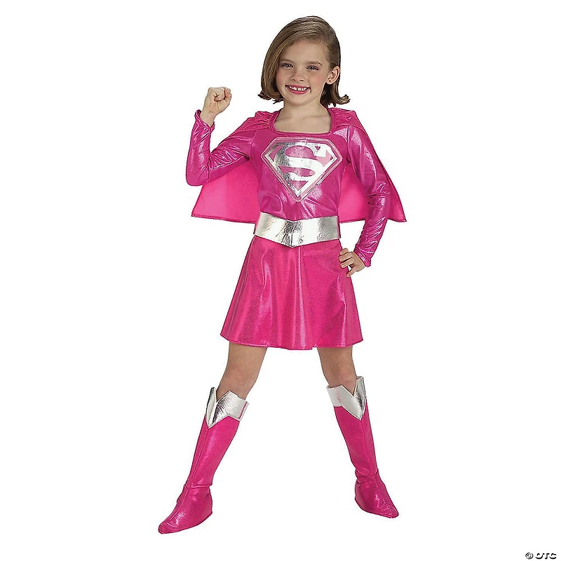 Girl’s Pink Supergirl™ Costume