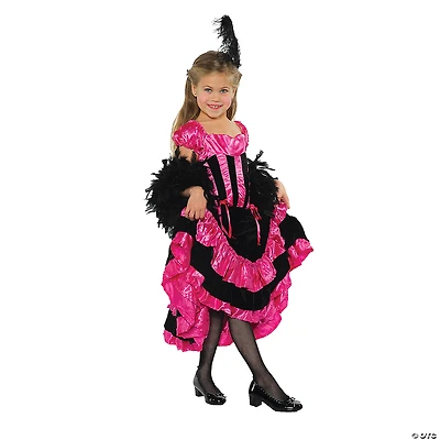 Girl's Can Can Dress Costume