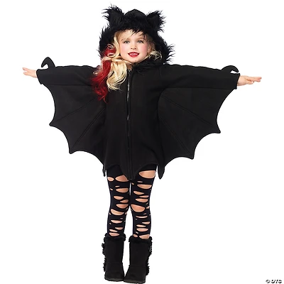 Girl's Cozy Bat Fleece Costume