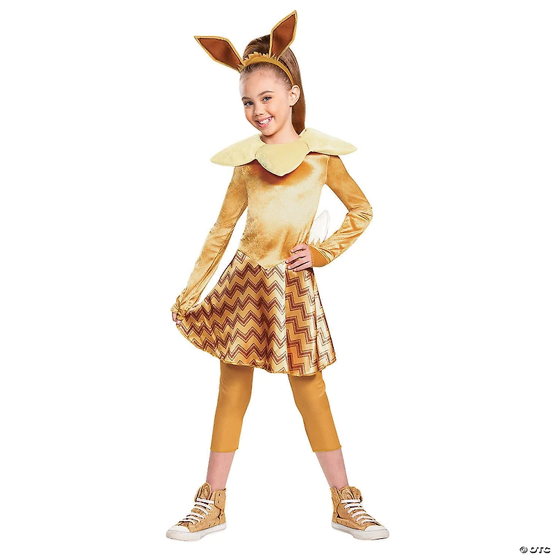 Girl's Deluxe Pokemon Eevee Costume