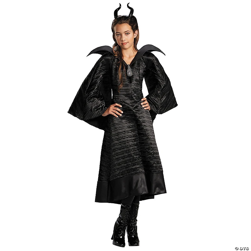Girl's Disney's Maleficent Christening Black Gown Costume