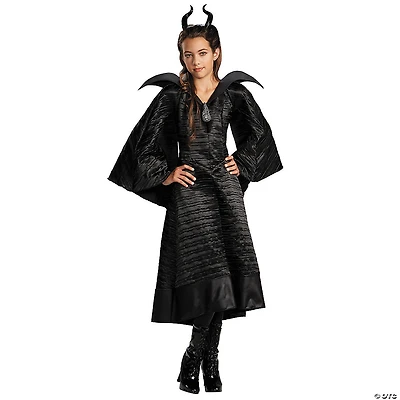 Girl's Disney's Maleficent Christening Black Gown Costume