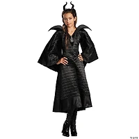 Girl's Disney's Maleficent Christening Black Gown Costume