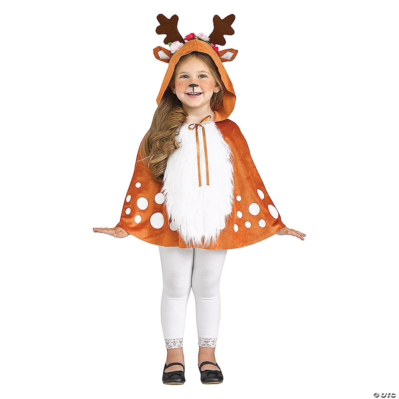 Girl's Hooded Deer Cape