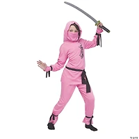 Girl's Pink Ninja Costume