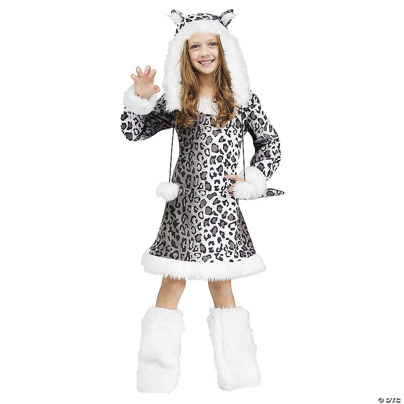 Girl's Snow Leopard Costume