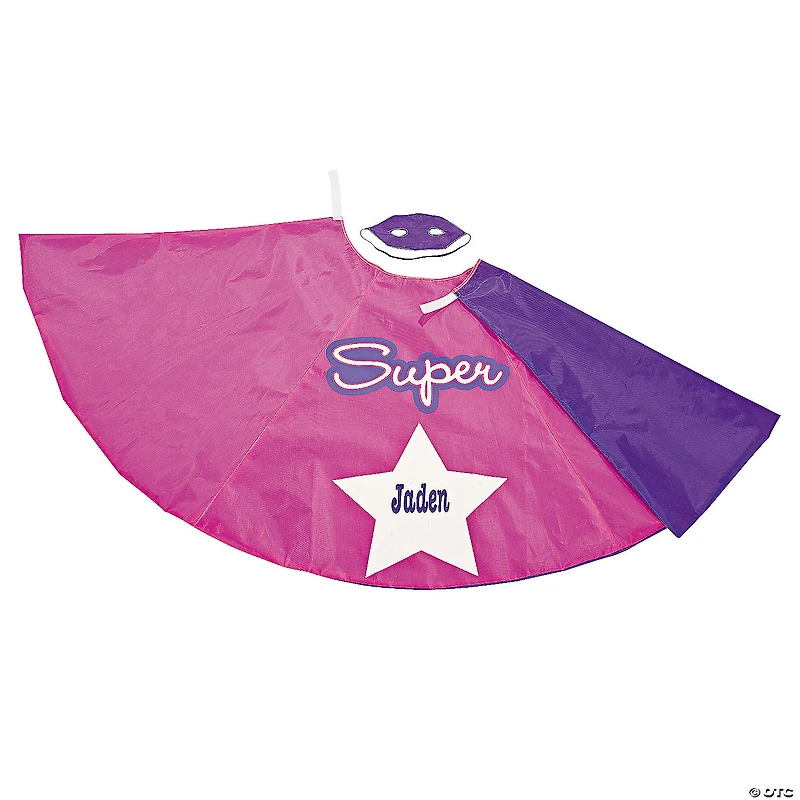Girl's Superhero Cape & Mask