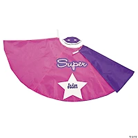 Girl's Superhero Cape & Mask