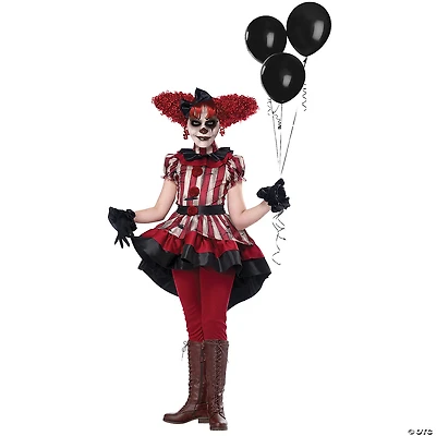 Girl's Wicked Klown Costume