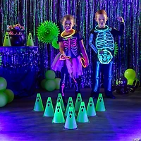 Glow-in-the-Dark Ghost Traffic Cones - 12 Pc.