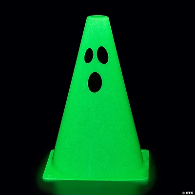 Glow-in-the-Dark Ghost Traffic Cones - 12 Pc.