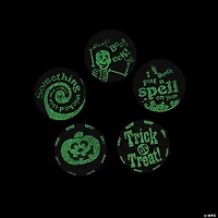 Glow-in-the-Dark Halloween Sticker Roll - 100 Pc.