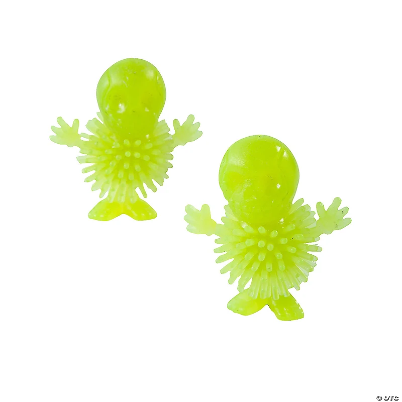Glow-in-the-Dark Skeleton Porcupine Characters - 12 Pc.