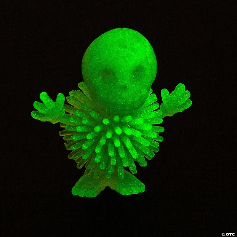 Glow-in-the-Dark Skeleton Porcupine Characters - 12 Pc.