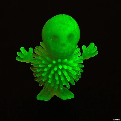 Glow-in-the-Dark Skeleton Porcupine Characters - 12 Pc.