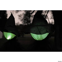 Glowing Face Witch Halloween Decoration Set