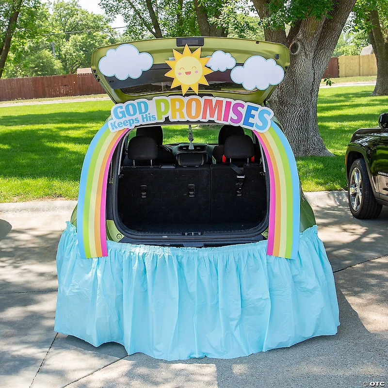 God Keeps His Promises Rainbow Trunk-or-Treat Decorating Kit – 8 Pc.