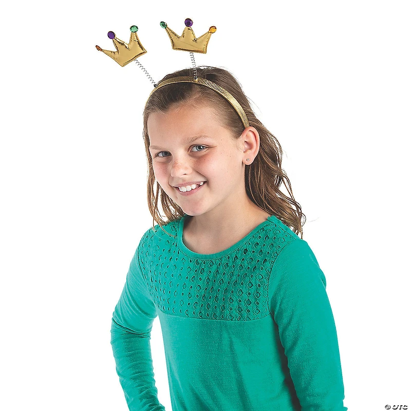 Gold Crown Head Boppers - 12 Pc.