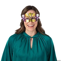 Gold Masquerade Masks- 12 Pc.