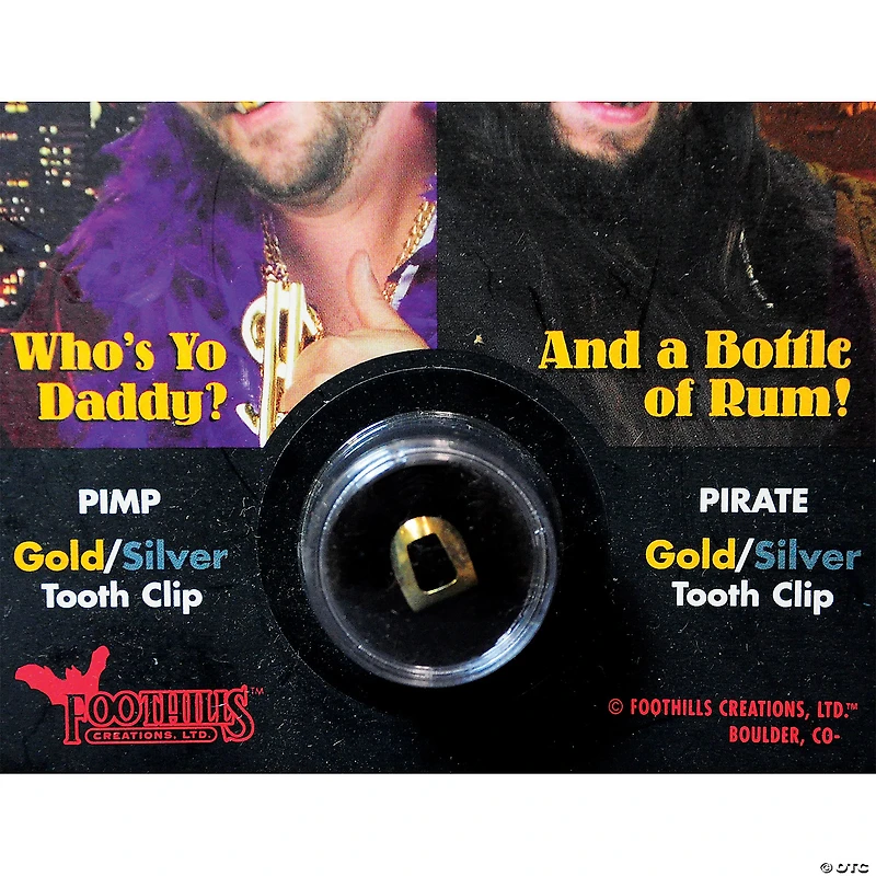 Gold/Silver Tooth Clip
