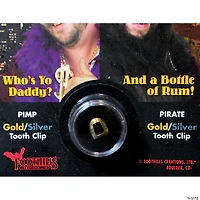 Gold/Silver Tooth Clip