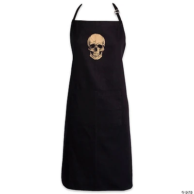 Gold Skull Chef Apron