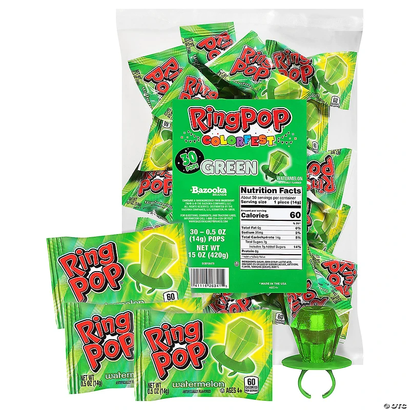 Green Ring Pops