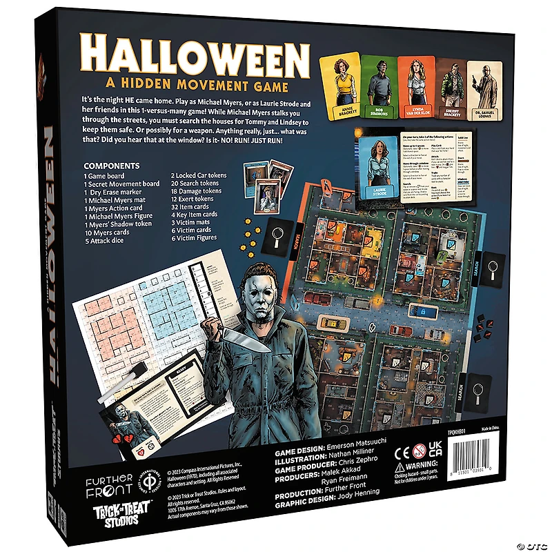 Halloween™ (1978) The Board Game for 2 to 4 Players