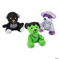 Halloween Character Stuffed Bears - 12 Pc.