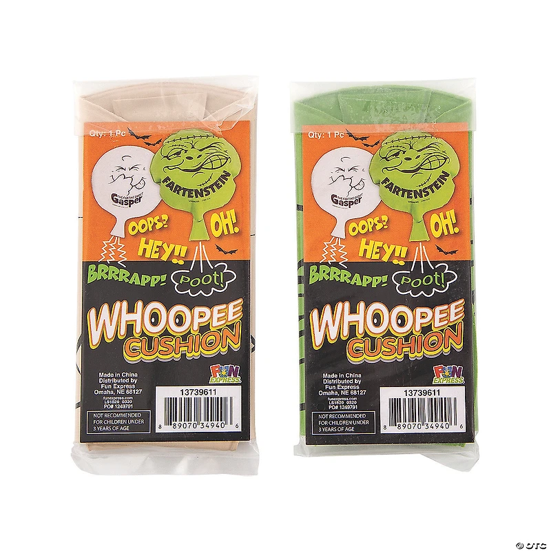 Halloween Characters Whoopee Cushions - 12 Pc.