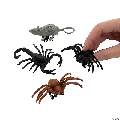 Halloween Creepy Creatures Pull-Back Toys - 12 Pc.