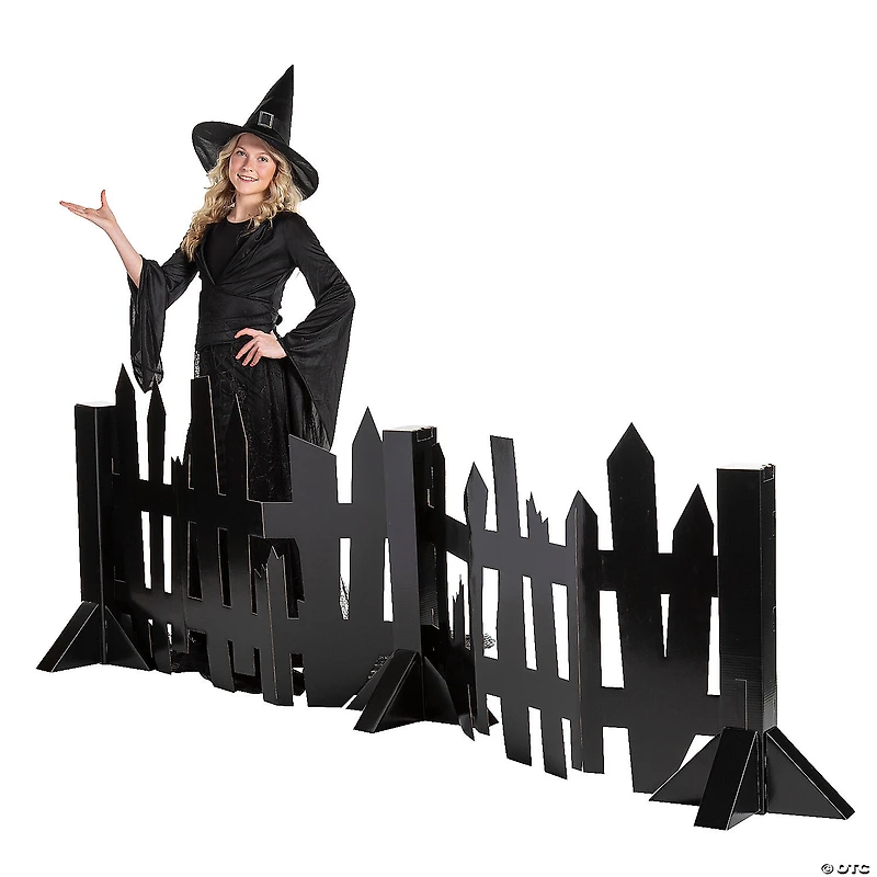 Halloween Creepy Fence Cardboard Cutout Stand-Up
